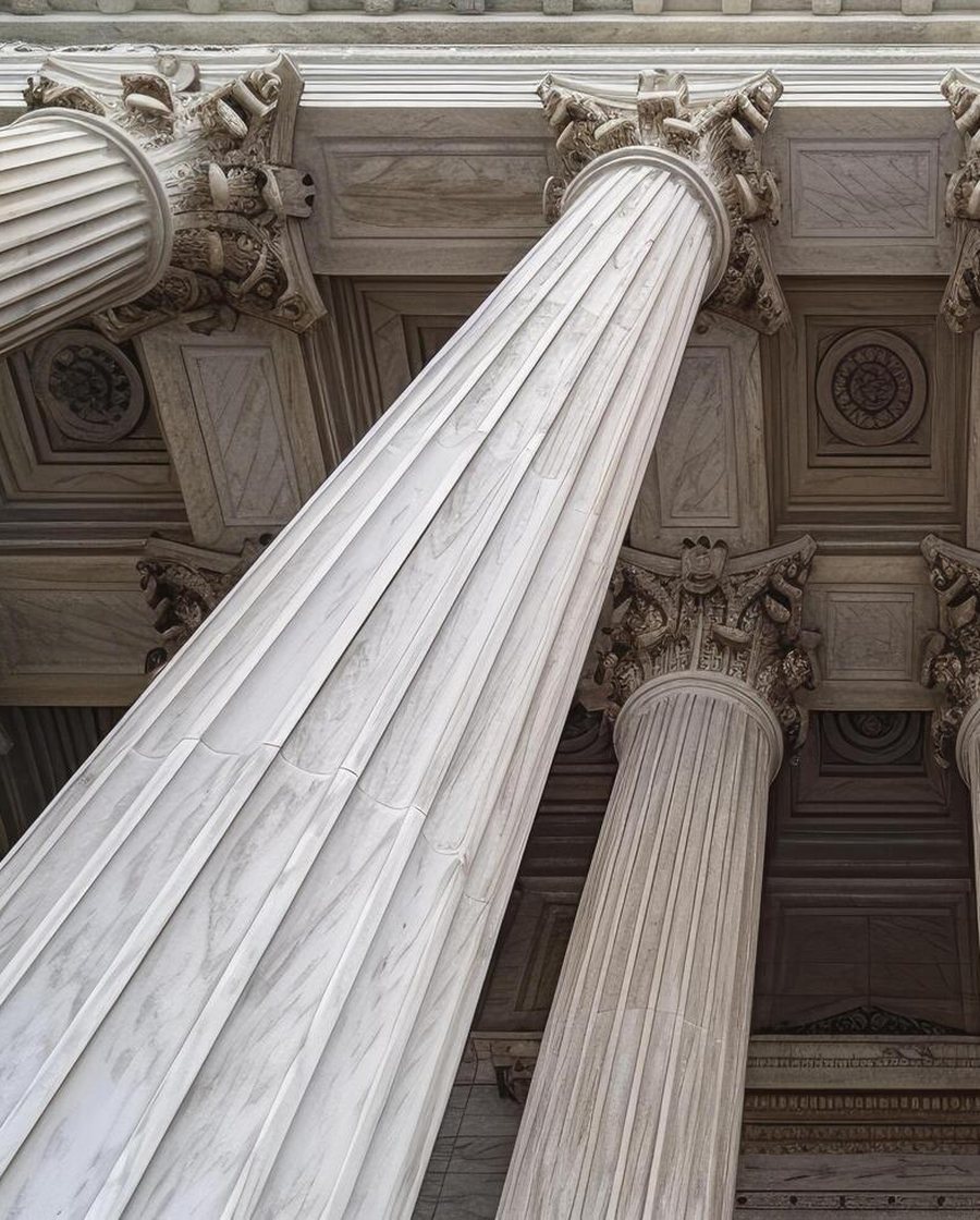 Courthouse columns